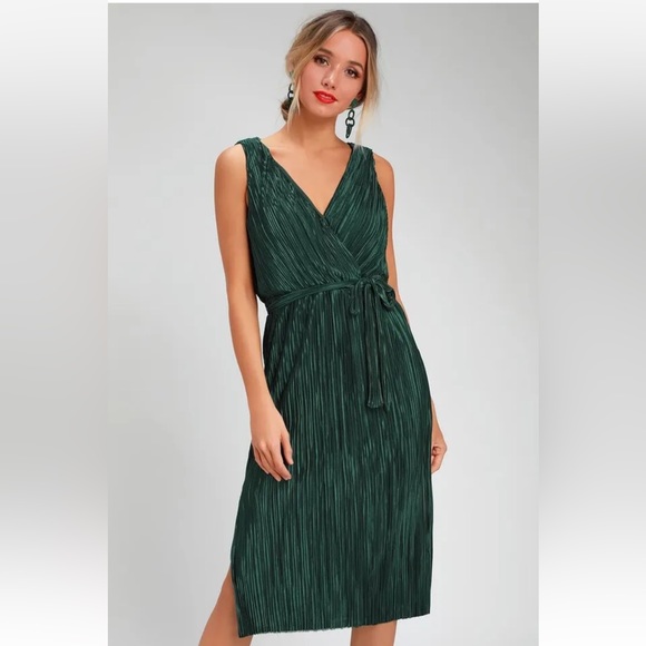 Bb. Dakota Green Grecian style dress - Picture 2 of 7